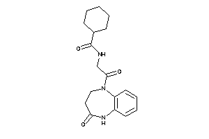 N-[2-keto-2-(4-keto-3,5-dihydro-2H-1,5-benzodiazepin-1-yl)ethyl]cyclohexanecarboxamide