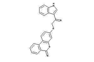 Image of 3-[2-(1H-indol-3-yl)-2-keto-ethoxy]benzo[c]isochromen-6-one