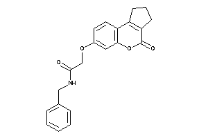 N-benzyl-2-[(4-keto-2,3-dihydro-1H-cyclopenta[c]chromen-7-yl)oxy]acetamide