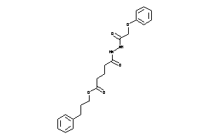 Image of 5-keto-5-[N'-(2-phenoxyacetyl)hydrazino]valeric Acid 3-phenylpropyl Ester