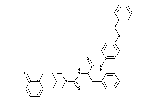 Image of N-[2-(4-benzoxyanilino)-1-benzyl-2-keto-ethyl]-keto-BLAHcarboxamide