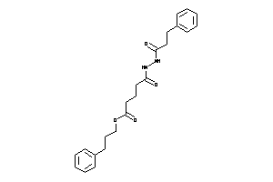 Image of 5-(N'-hydrocinnamoylhydrazino)-5-keto-valeric Acid 3-phenylpropyl Ester