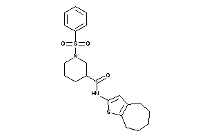 1-besyl-N-(5,6,7,8-tetrahydro-4H-cyclohepta[b]thiophen-2-yl)nipecotamide