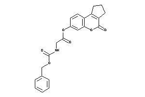 Image of 2-(benzyloxycarbonylamino)acetic Acid (4-keto-2,3-dihydro-1H-cyclopenta[c]chromen-7-yl) Ester