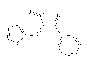 Image of 3-phenyl-4-(2-thenylidene)-2-isoxazolin-5-one