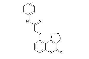 2-[(4-keto-2,3-dihydro-1H-cyclopenta[c]chromen-9-yl)oxy]-N-phenyl-acetamide