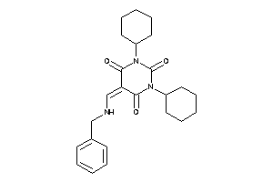 5-[(benzylamino)methylene]-1,3-dicyclohexyl-barbituric Acid