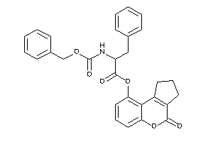 2-(benzyloxycarbonylamino)-3-phenyl-propionic Acid (4-keto-2,3-dihydro-1H-cyclopenta[c]chromen-9-yl) Ester
