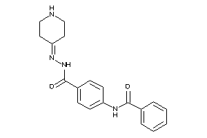 4-benzamido-N-(4-piperidylideneamino)benzamide