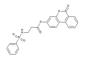 3-(benzenesulfonamido)propionic Acid (6-ketobenzo[c]isochromen-3-yl) Ester