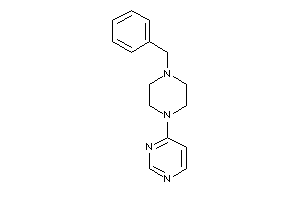 4-(4-benzylpiperazino)pyrimidine