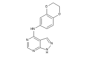 2,3-dihydro-1,4-benzodioxin-7-yl(1H-pyrazolo[3,4-d]pyrimidin-4-yl)amine