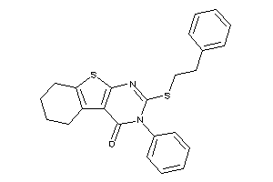 2-(phenethylthio)-3-phenyl-5,6,7,8-tetrahydrobenzothiopheno[2,3-d]pyrimidin-4-one