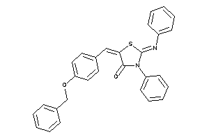 5-(4-benzoxybenzylidene)-3-phenyl-2-phenylimino-thiazolidin-4-one