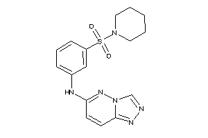 (3-piperidinosulfonylphenyl)-([1,2,4]triazolo[3,4-f]pyridazin-6-yl)amine