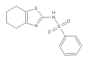 N-(4,5,6,7-tetrahydro-1,3-benzothiazol-2-yl)benzenesulfonamide