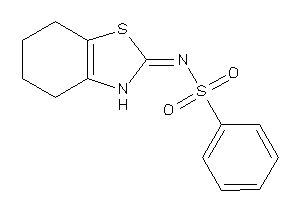 N-(4,5,6,7-tetrahydro-3H-1,3-benzothiazol-2-ylidene)benzenesulfonamide