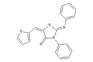 5-(2-furfurylidene)-3-phenyl-2-phenylimino-thiazolidin-4-one