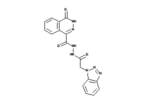 N'-[2-(benzotriazol-1-yl)acetyl]-4-keto-3H-phthalazine-1-carbohydrazide