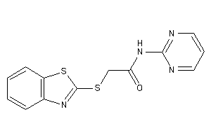 2-(1,3-benzothiazol-2-ylthio)-N-(2-pyrimidyl)acetamide