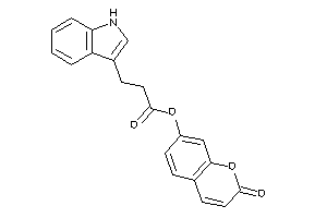 3-(1H-indol-3-yl)propionic Acid (2-ketochromen-7-yl) Ester