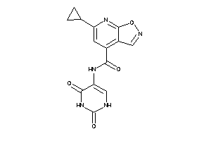 6-cyclopropyl-N-(2,4-diketo-1H-pyrimidin-5-yl)isoxazolo[5,4-b]pyridine-4-carboxamide