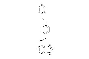 9H-purin-6-yl-[4-(4-pyridylmethoxy)benzyl]amine