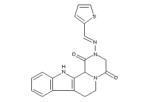 Image of 2-(2-thenylideneamino)-6,7,12,12b-tetrahydro-3H-pyrazino[2,1-a]$b-carboline-1,4-quinone