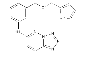 [3-(2-furfuryloxymethyl)phenyl]-(tetrazolo[5,1-f]pyridazin-6-yl)amine