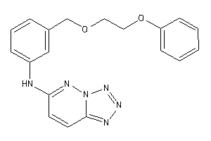 [3-(2-phenoxyethoxymethyl)phenyl]-(tetrazolo[5,1-f]pyridazin-6-yl)amine