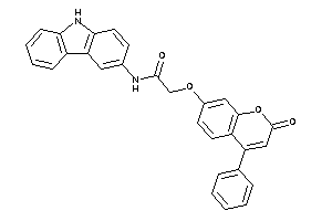 N-(9H-carbazol-3-yl)-2-(2-keto-4-phenyl-chromen-7-yl)oxy-acetamide