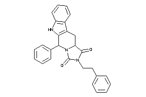 Image of 2-phenethyl-10-phenyl-3a,4,9,10-tetrahydroimidazo[1,5-b]$b-carboline-1,3-quinone
