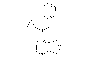 Benzyl-cyclopropyl-(1H-pyrazolo[3,4-d]pyrimidin-4-yl)amine