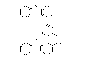 2-[(3-phenoxybenzylidene)amino]-6,7,12,12b-tetrahydro-3H-pyrazino[2,1-a]$b-carboline-1,4-quinone