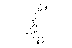 N-phenethyl-2-(1H-tetrazol-5-ylmethylsulfonyl)acetamide