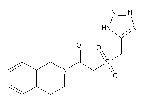 1-(3,4-dihydro-1H-isoquinolin-2-yl)-2-(1H-tetrazol-5-ylmethylsulfonyl)ethanone