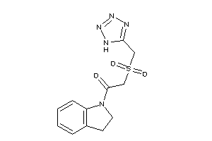 1-indolin-1-yl-2-(1H-tetrazol-5-ylmethylsulfonyl)ethanone