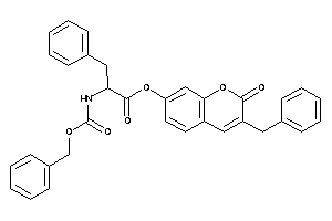 Image of 2-(benzyloxycarbonylamino)-3-phenyl-propionic Acid (3-benzyl-2-keto-chromen-7-yl) Ester