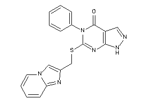 6-(imidazo[1,2-a]pyridin-2-ylmethylthio)-5-phenyl-1H-pyrazolo[3,4-d]pyrimidin-4-one