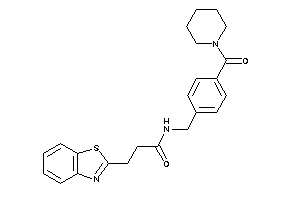 3-(1,3-benzothiazol-2-yl)-N-[4-(piperidine-1-carbonyl)benzyl]propionamide