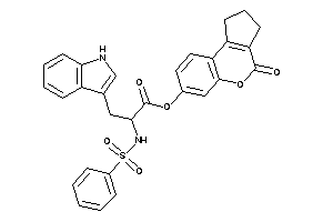 2-(benzenesulfonamido)-3-(1H-indol-3-yl)propionic Acid (4-keto-2,3-dihydro-1H-cyclopenta[c]chromen-7-yl) Ester