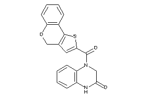 4-(4H-thieno[3,2-c]chromene-2-carbonyl)-1,3-dihydroquinoxalin-2-one