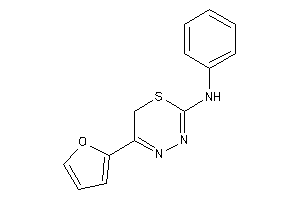 [5-(2-furyl)-6H-1,3,4-thiadiazin-2-yl]-phenyl-amine