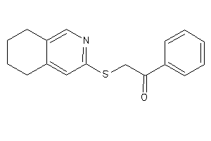 1-phenyl-2-(5,6,7,8-tetrahydroisoquinolin-3-ylthio)ethanone