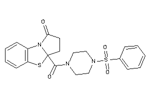 3a-(4-besylpiperazine-1-carbonyl)-2,3-dihydropyrrolo[2,1-b][1,3]benzothiazol-1-one