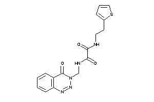 N'-[(4-keto-1,2,3-benzotriazin-3-yl)methyl]-N-[2-(2-thienyl)ethyl]oxamide