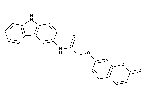 N-(9H-carbazol-3-yl)-2-(2-ketochromen-7-yl)oxy-acetamide