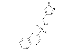 N-(1H-pyrazol-4-ylmethyl)naphthalene-2-sulfonamide