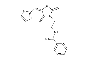 N-[2-[2,4-diketo-5-(2-thenylidene)thiazolidin-3-yl]ethyl]benzamide