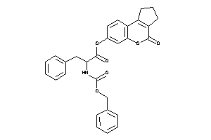 Image of 2-(benzyloxycarbonylamino)-3-phenyl-propionic Acid (4-keto-2,3-dihydro-1H-cyclopenta[c]chromen-7-yl) Ester